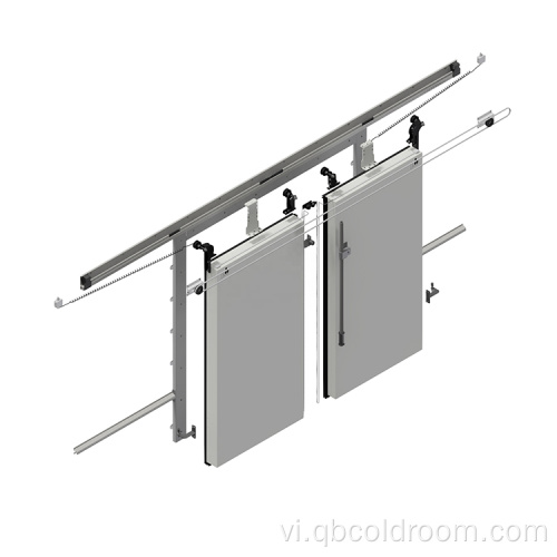 Nhà máy mở cửa đôi mở cửa cho phòng lạnh